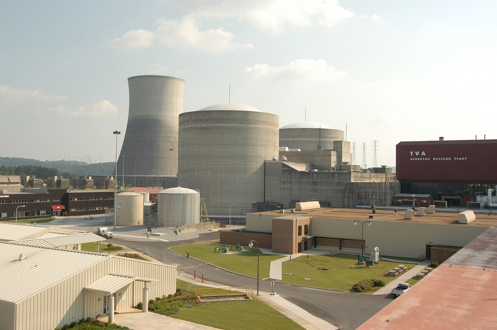 Cooling towers at the Sequoyah Nuclear Generating Station